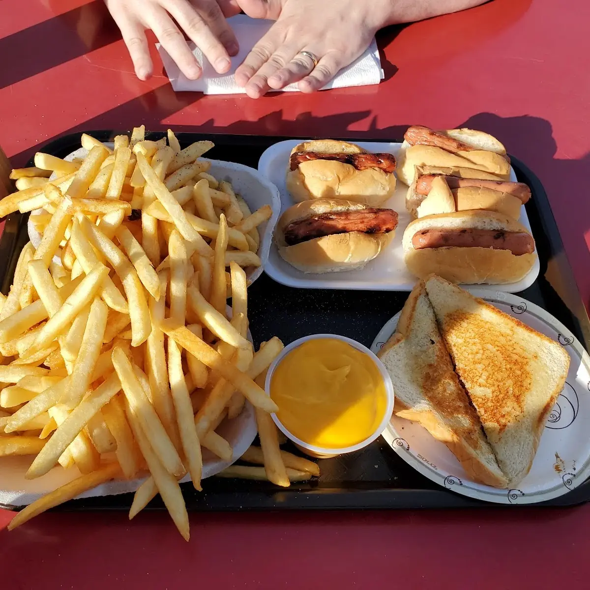 Hot Dog with Fries