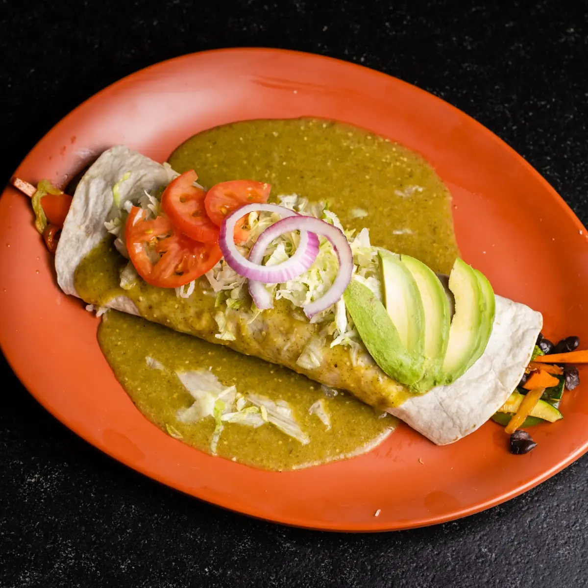 Chile Verde Chimichanga
