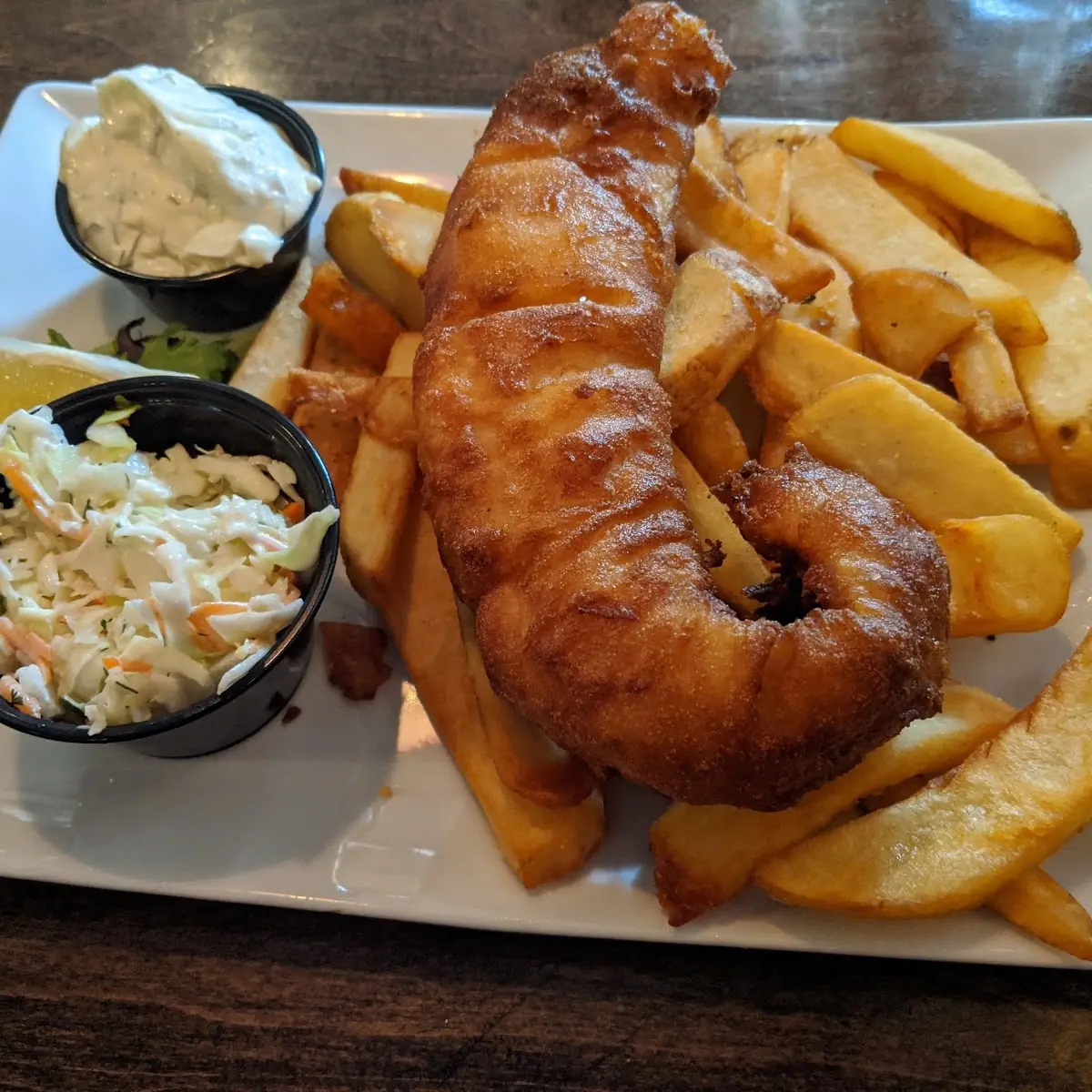 Walleye Fish and Chips