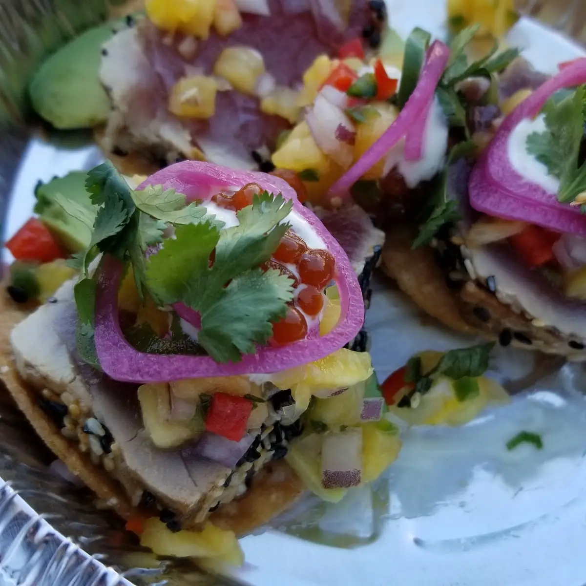 Seared Tuna Tostadas