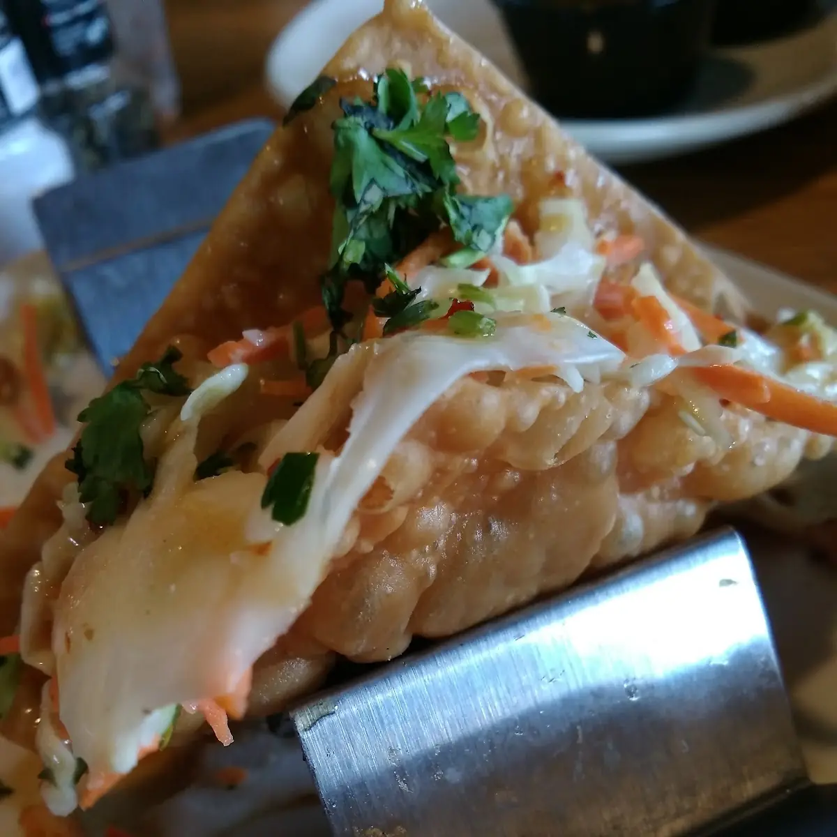 Wonton Chicken Tacos