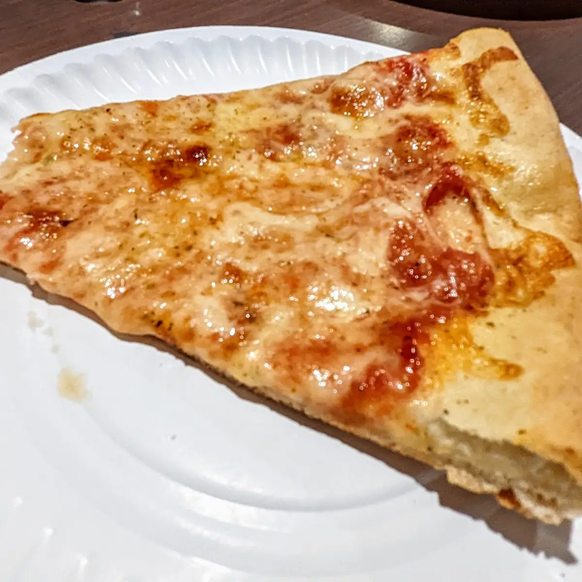 Plain Cheese Pizza Slice