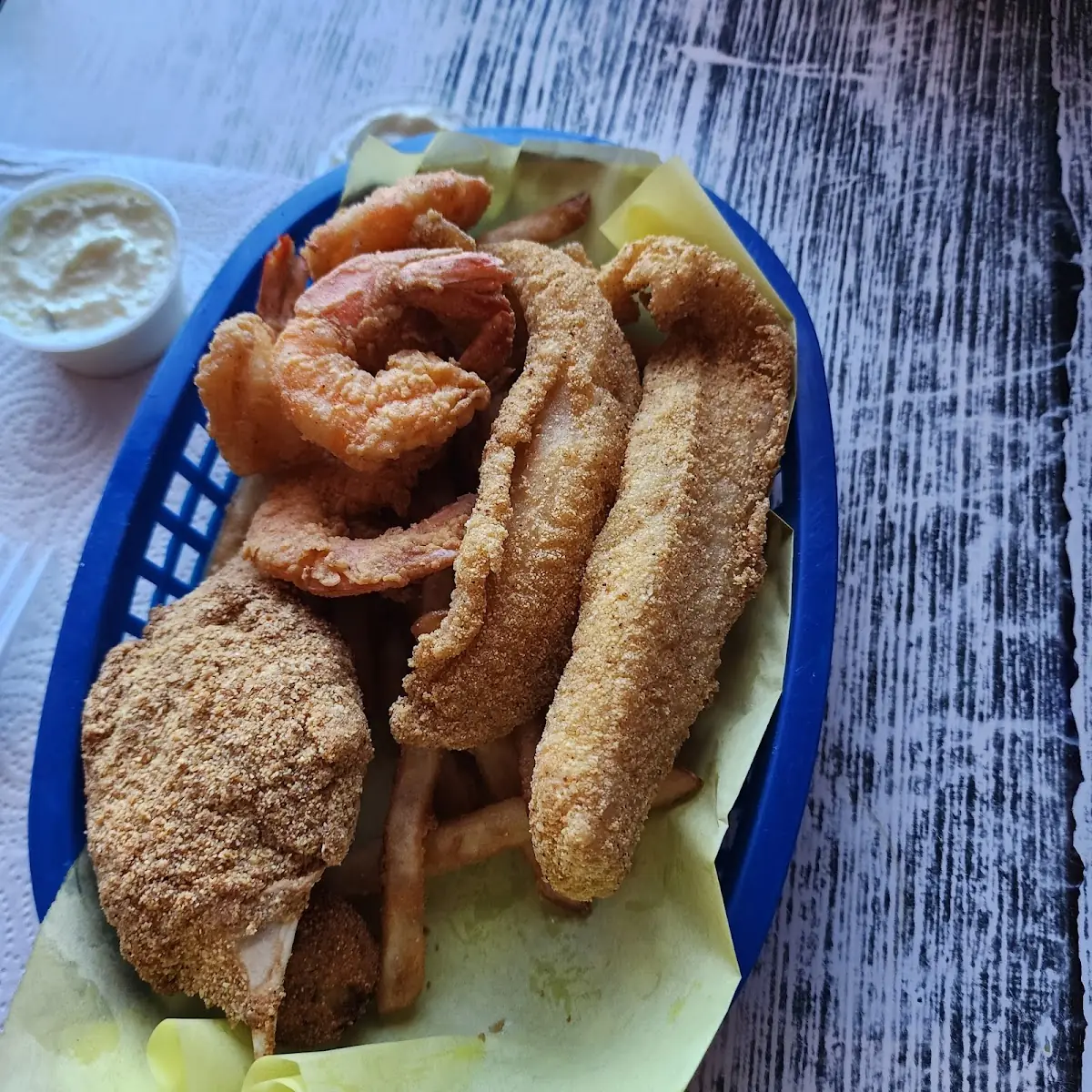 Fried Red Snapper Basket