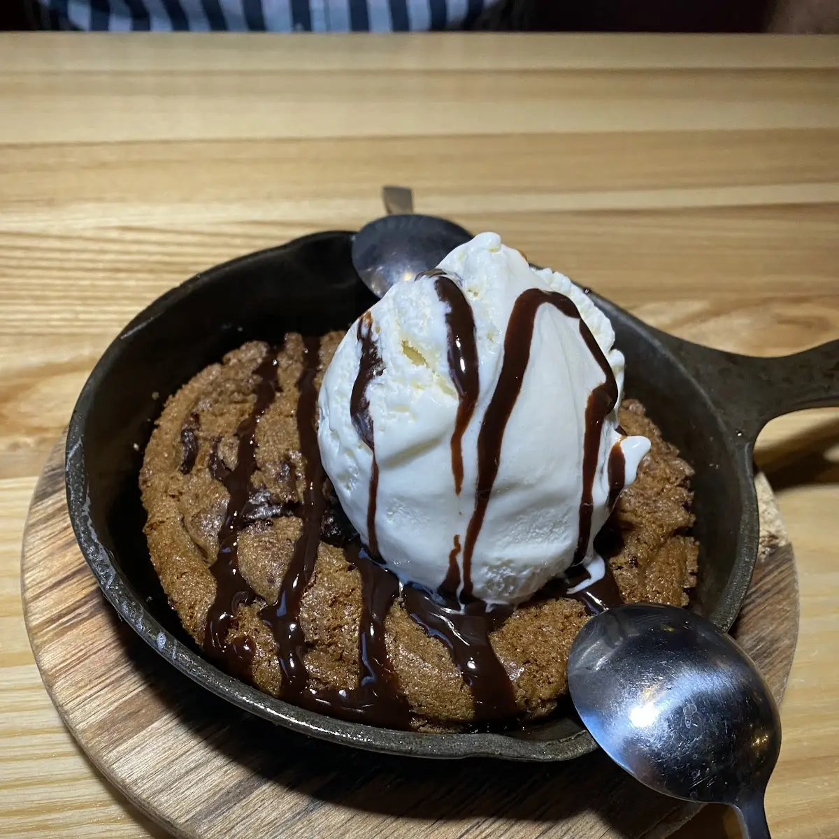 Chocolate Chip Cookie with Vanilla Ice Cream
