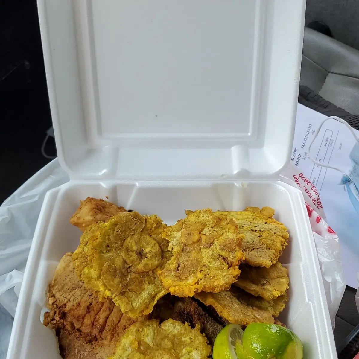 Fish Fillet and Tostones