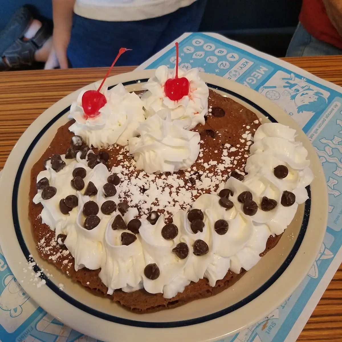 Funny Face Chocolate Pancakes