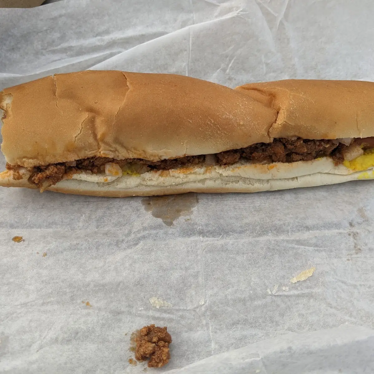 Everything Foot Long Hot Dog