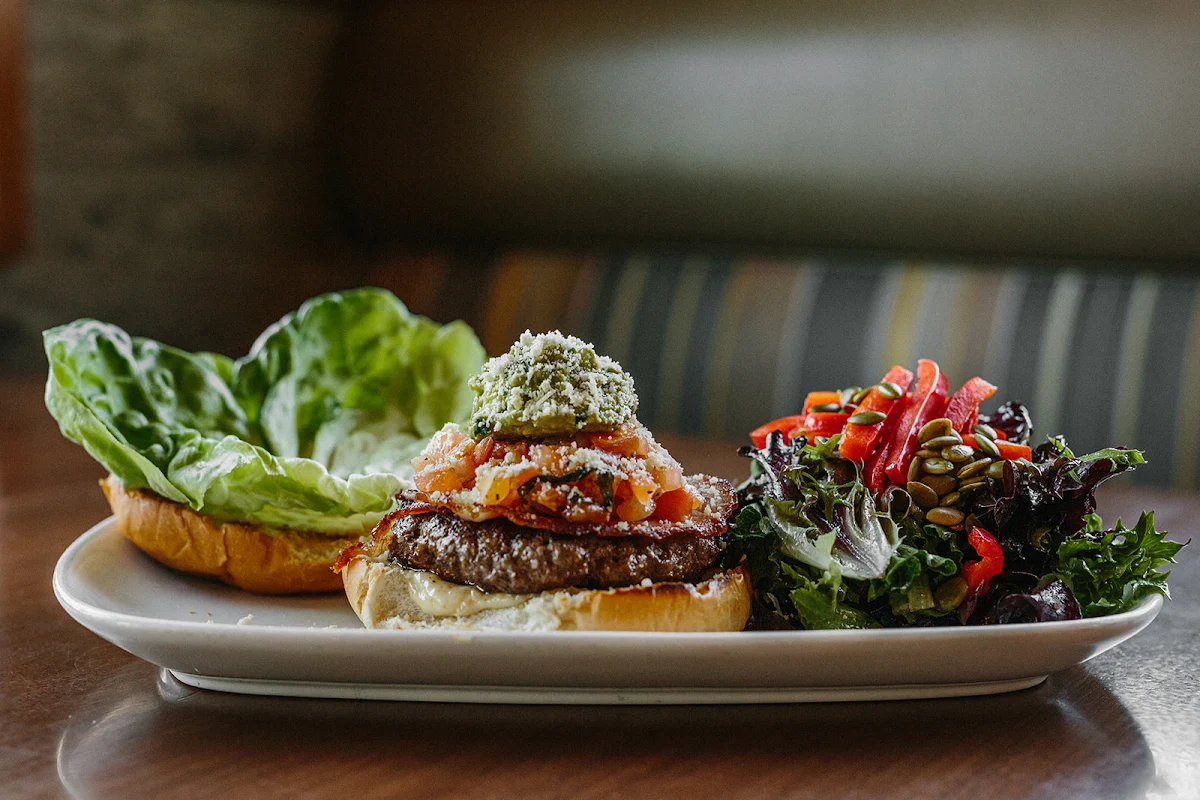 Burgers Served With
