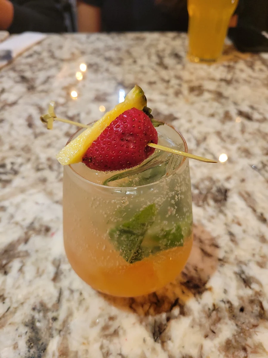 Straight & Narrow Gin Cocktail- Peach Elderflower