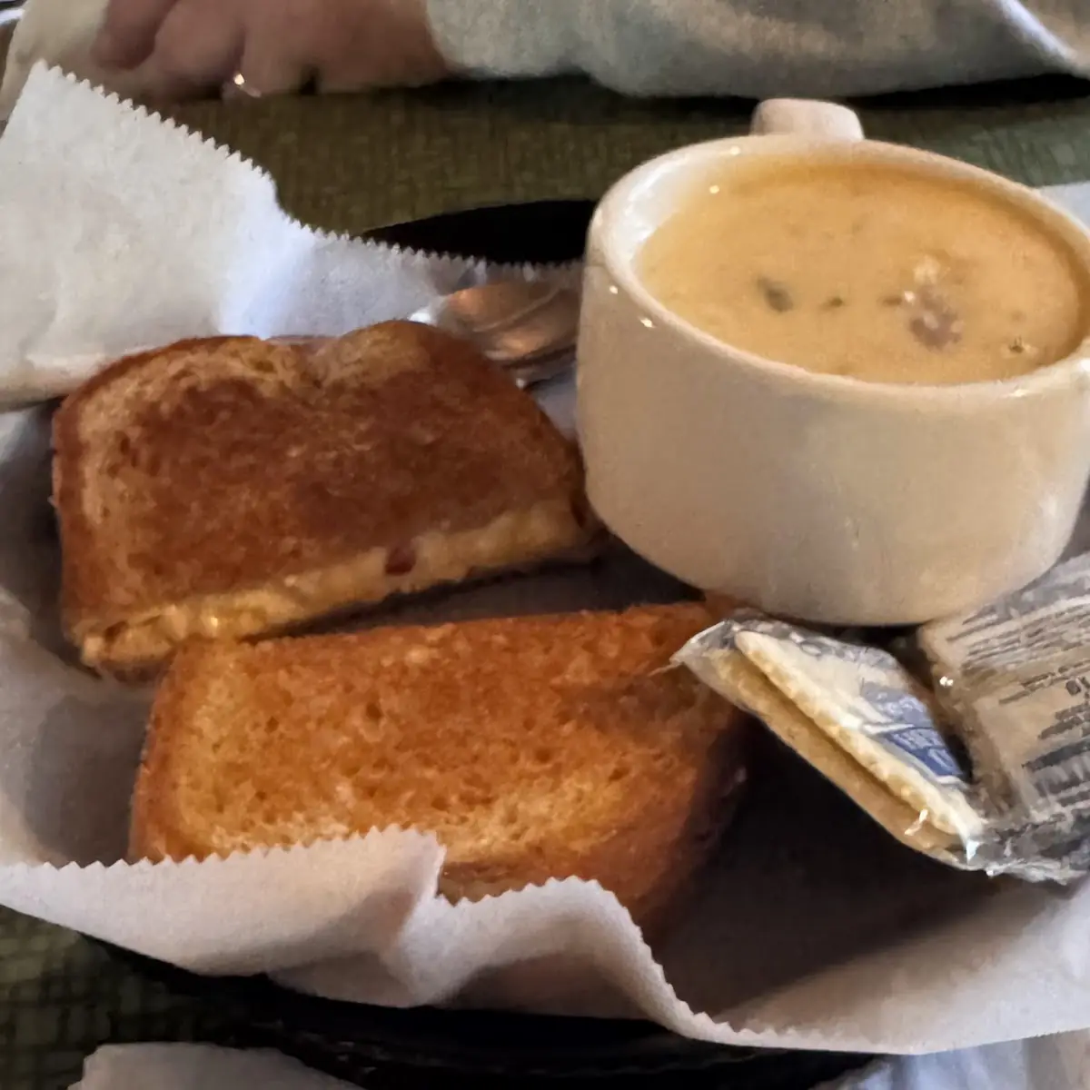 Soup & Chicken Salad Sandwich