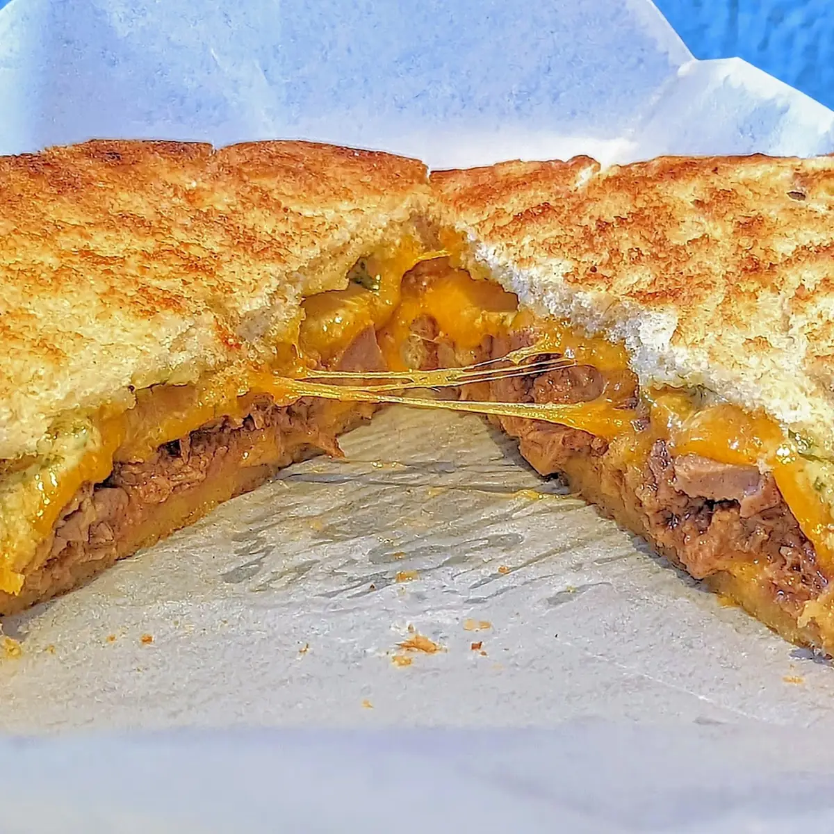 BBQ Duck Grilled Cheese