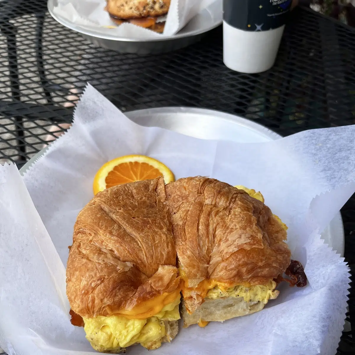 Breakfast Sandwich with Scrambled Egg