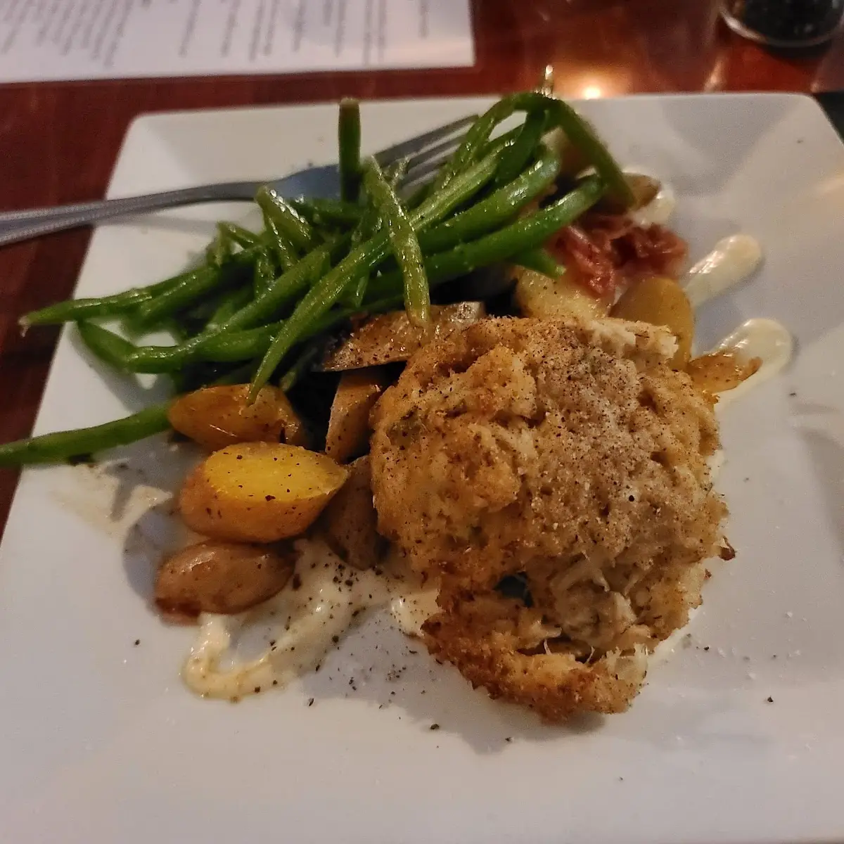 Crab Cake Dinner
