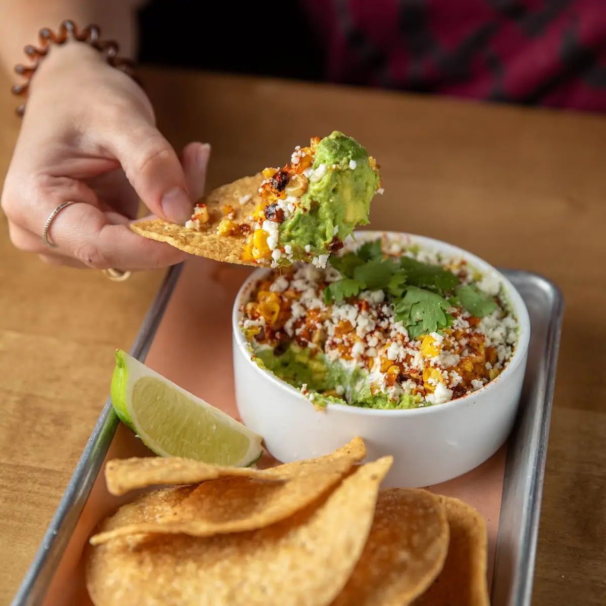 Loaded Elote Guacamole