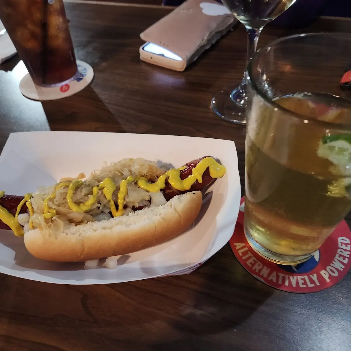Jumbo Hot Dog and B