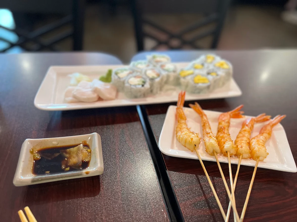 Shrimp Skewer, Wasabi Asian Cuisine