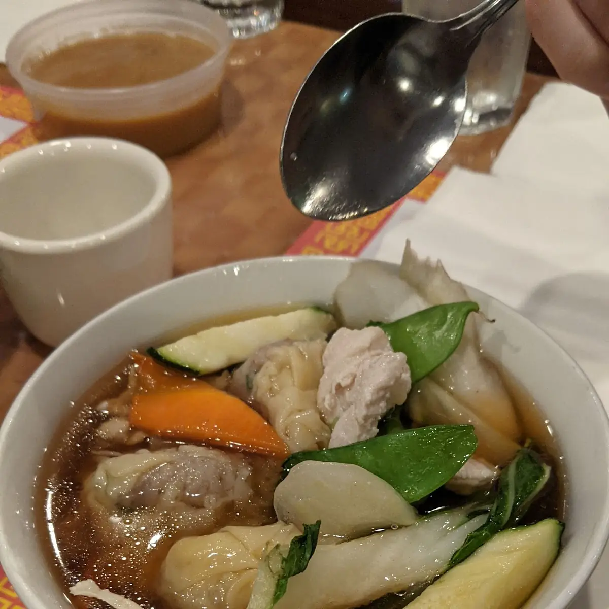 Pork or Chicken Wonton Soup