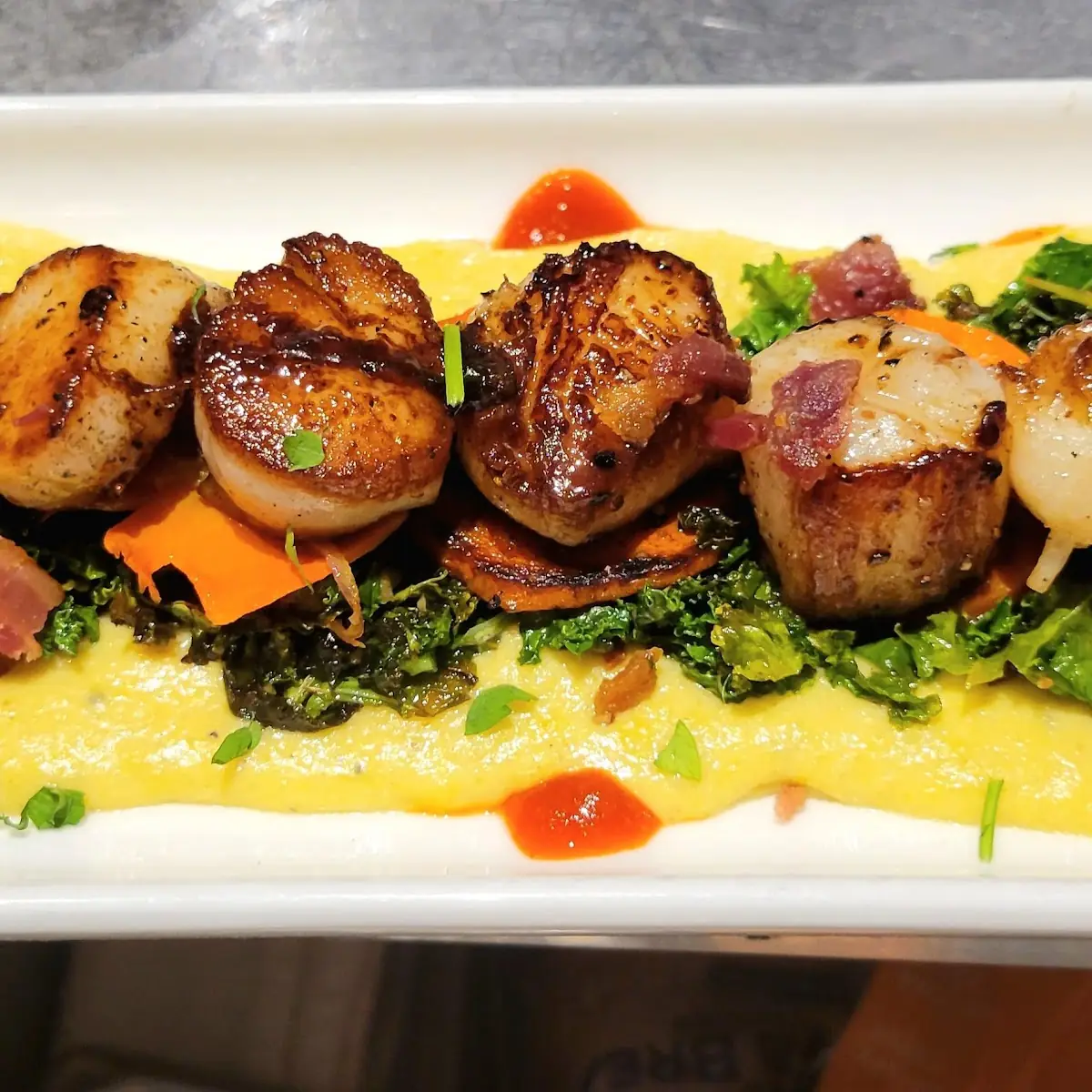 Scallops with Garlic Sauce