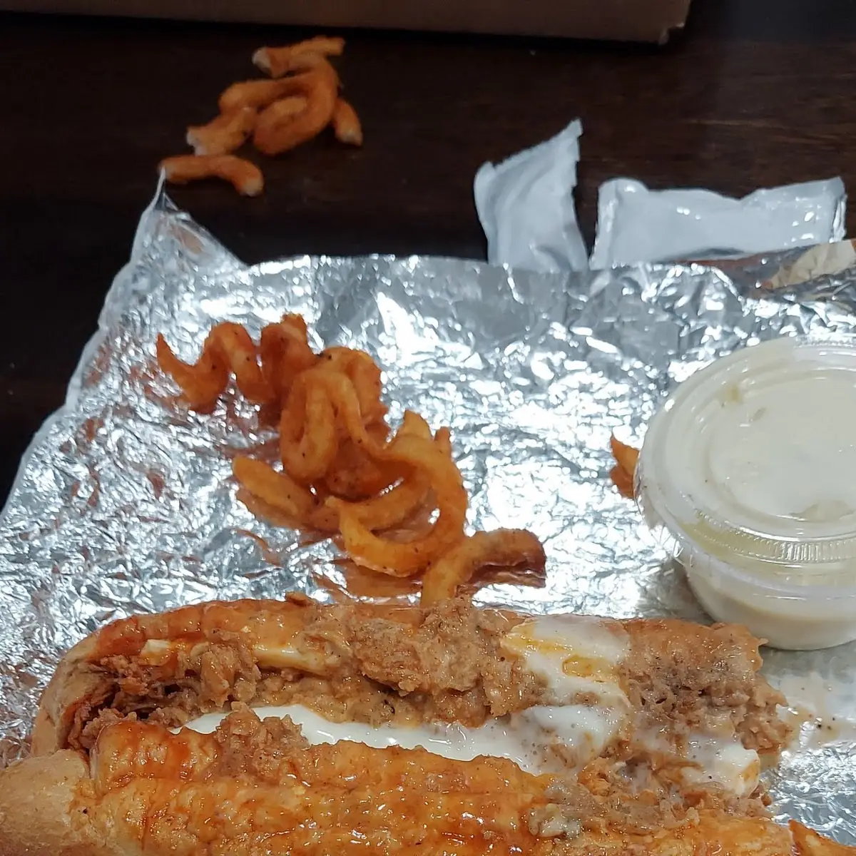 Buffalo Chicken Cheesesteak Sandwich