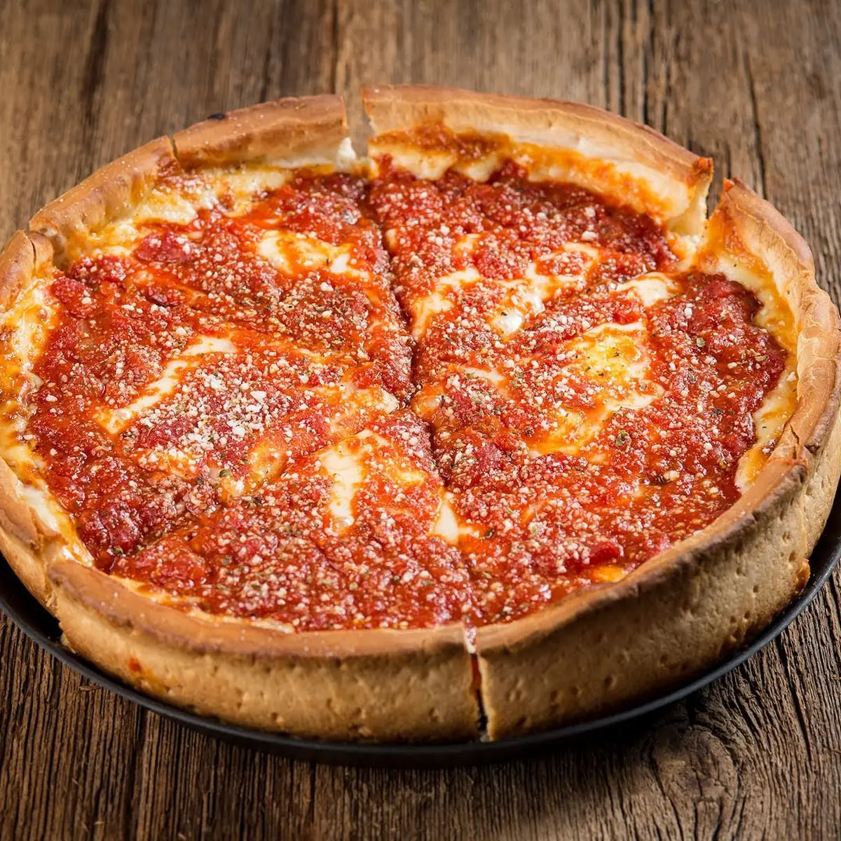 Chicago Style Deep Dish Pizza
