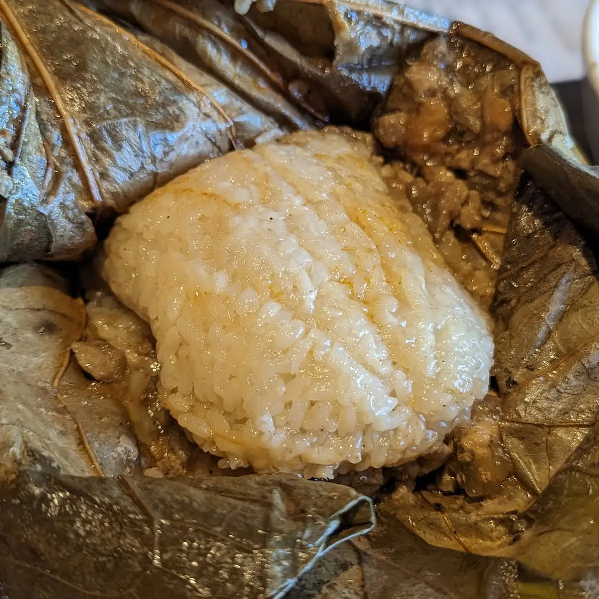 Glutinous Rice in Lotus Leaf