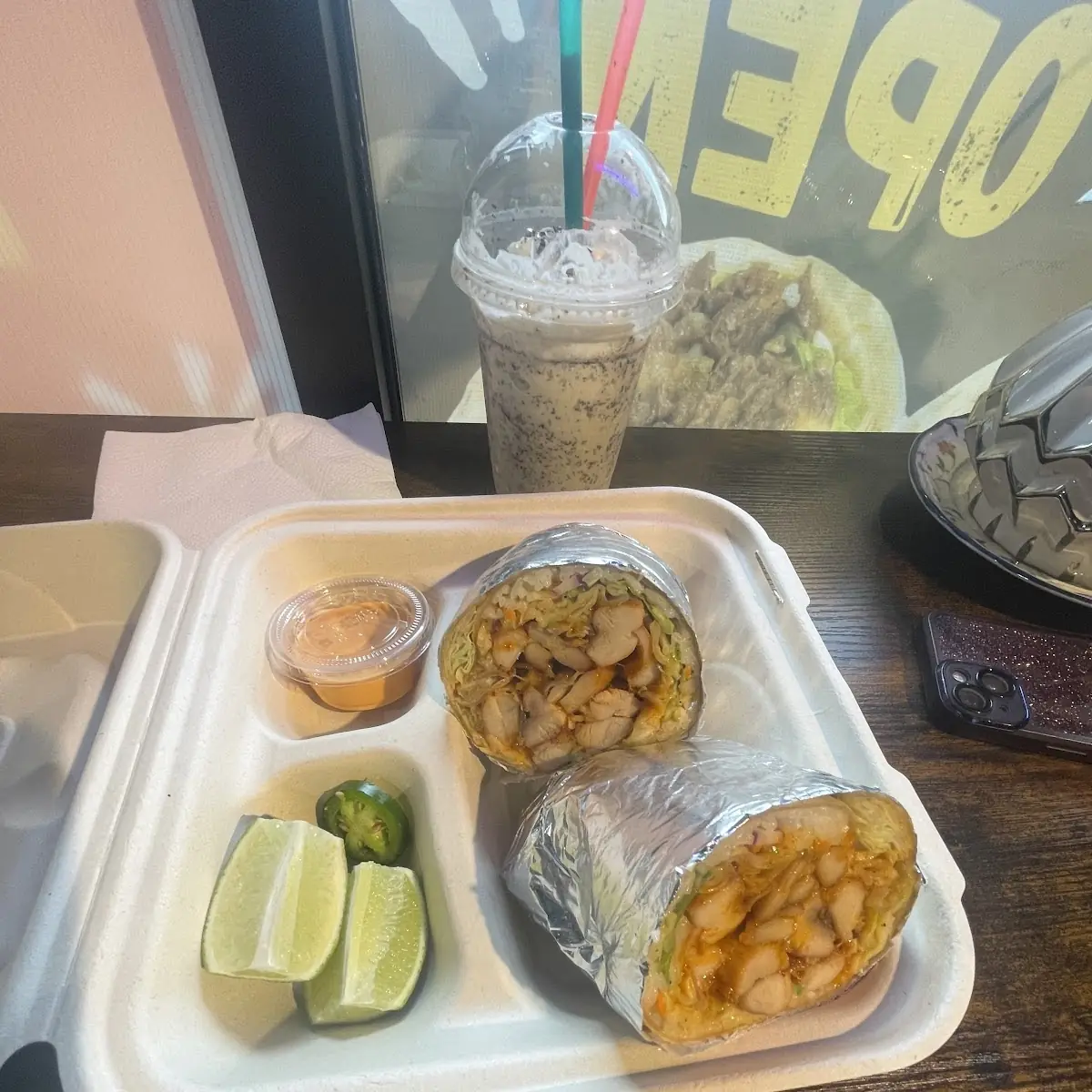 Buldak Chicken Burrito
