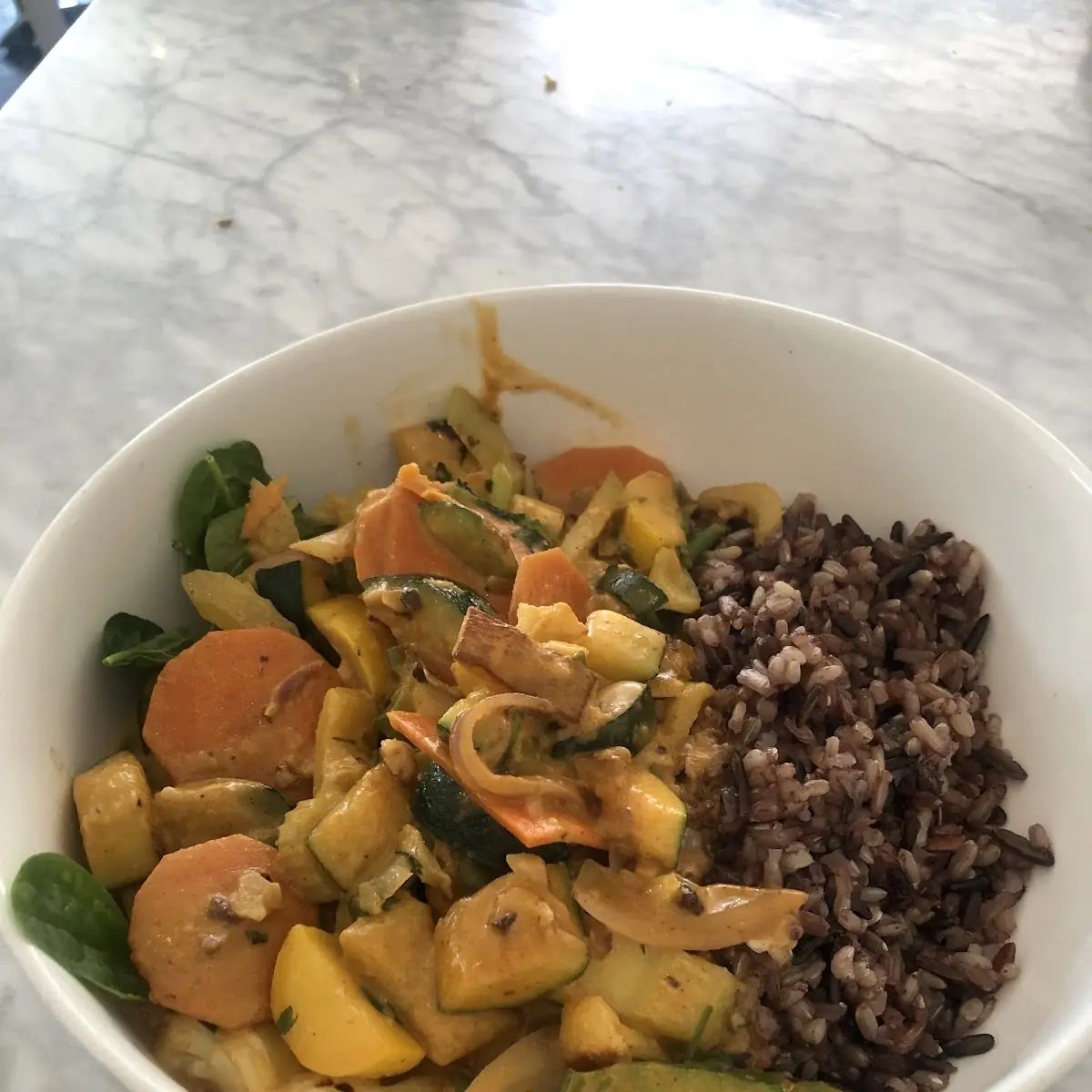 Coconut Curry with Wild Rice