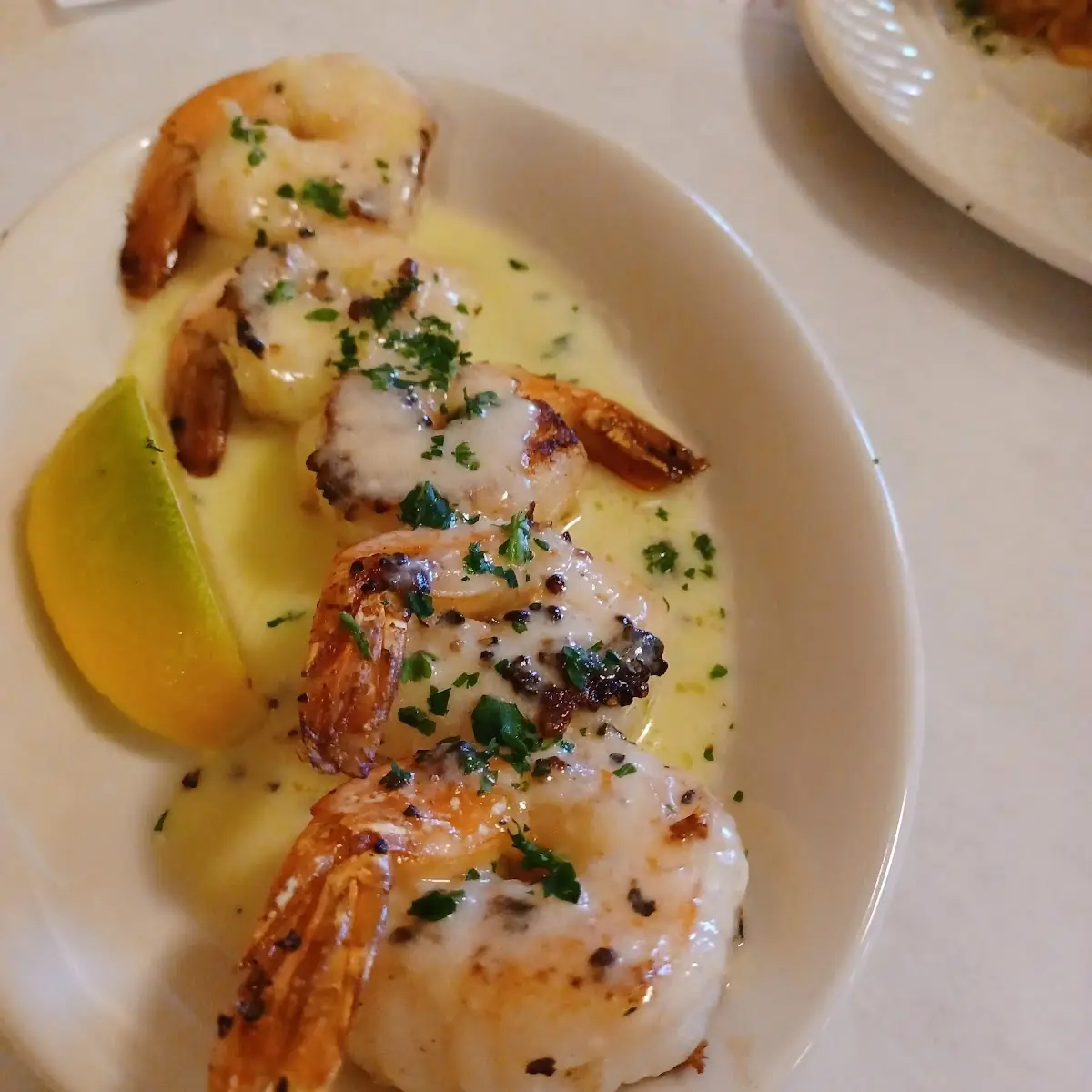 Lemon Shrimp in Garlic Sauce