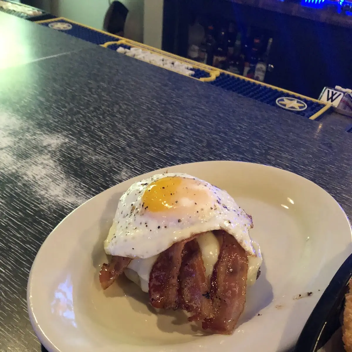 Burger Bacon Egg and Cheese