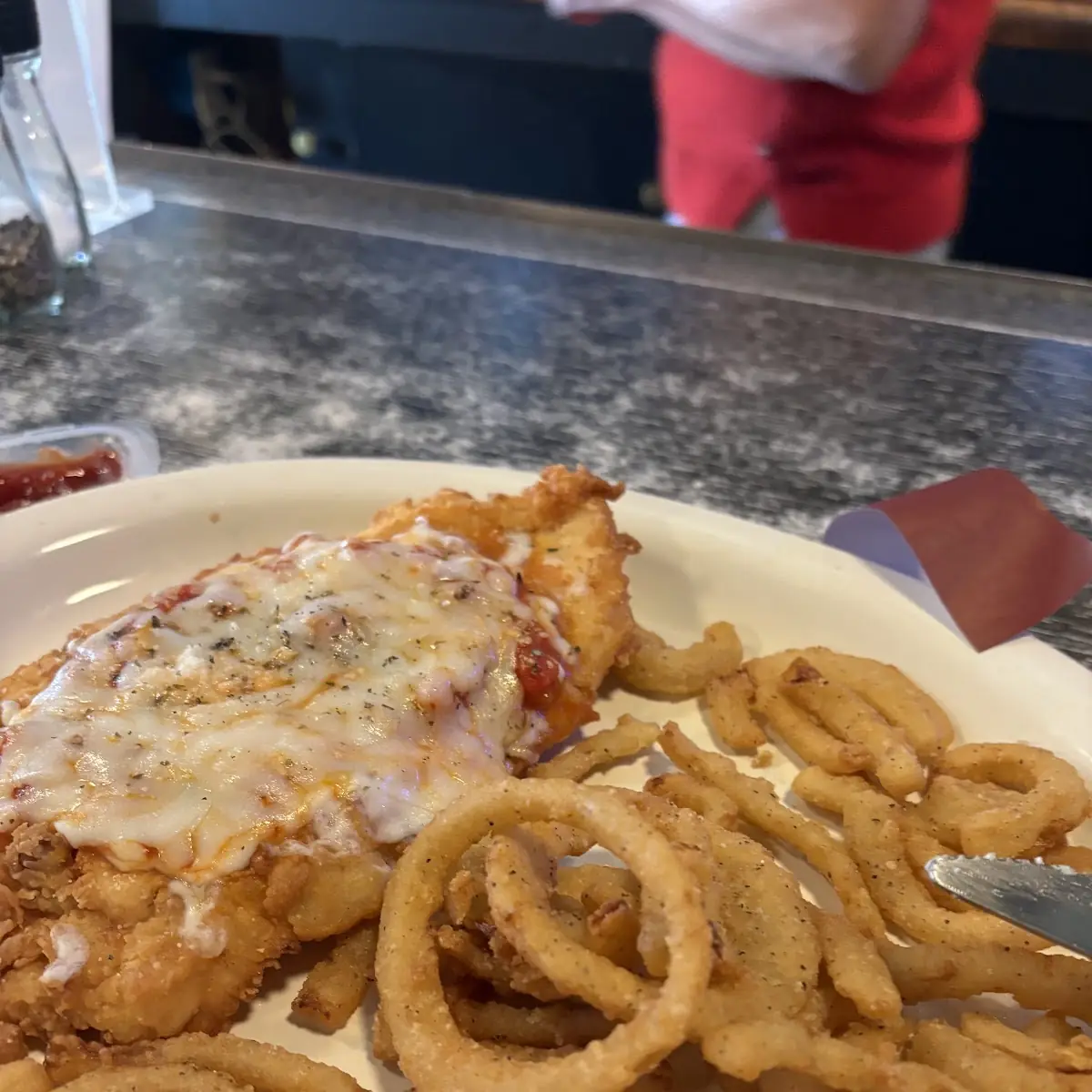 Mushroom & Swiss & Onion Rings
