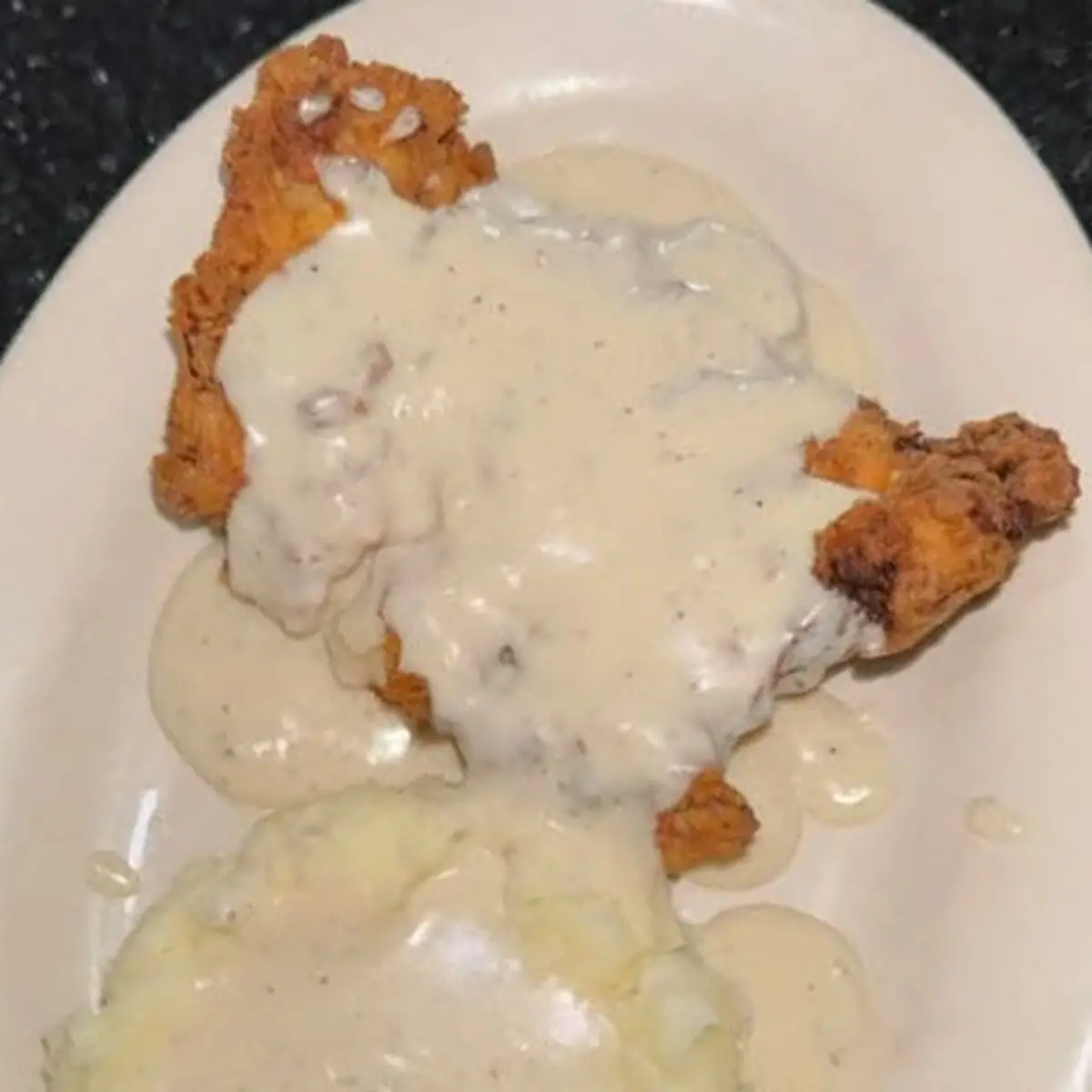 Country Fried Chicken and Mashed Potatoes