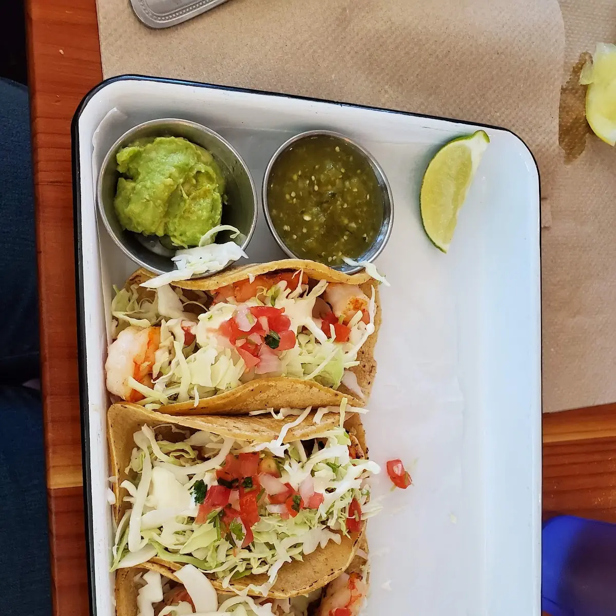 3 Grilled Shrimp Tacos
