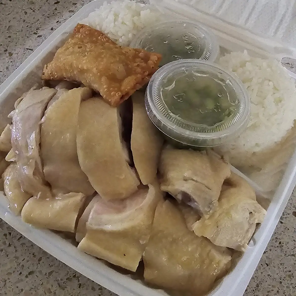 Ginger Chicken on Rice