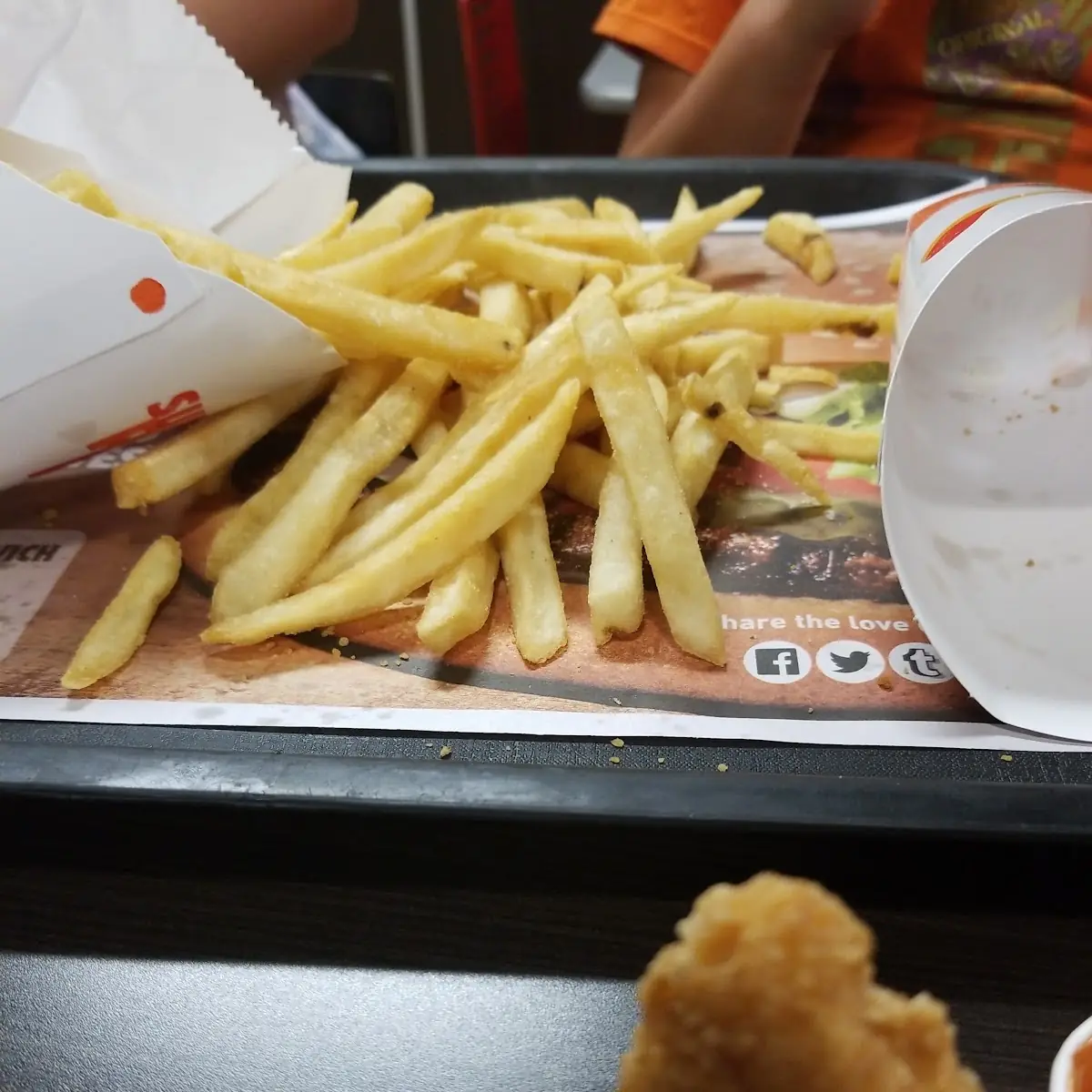 Fries and Chicken Nugget