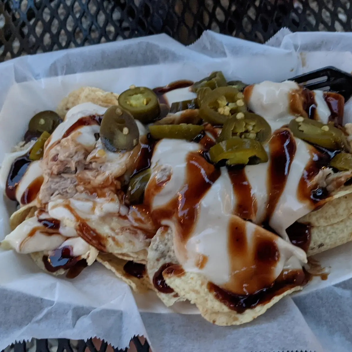 Moonshine BBQ Pork Nachos