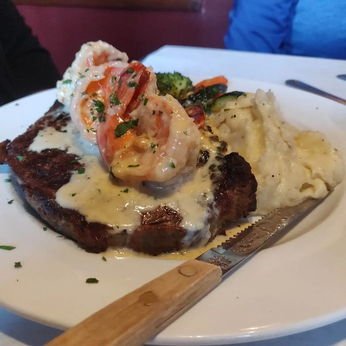 Ribeye Steak with Gorgonzola