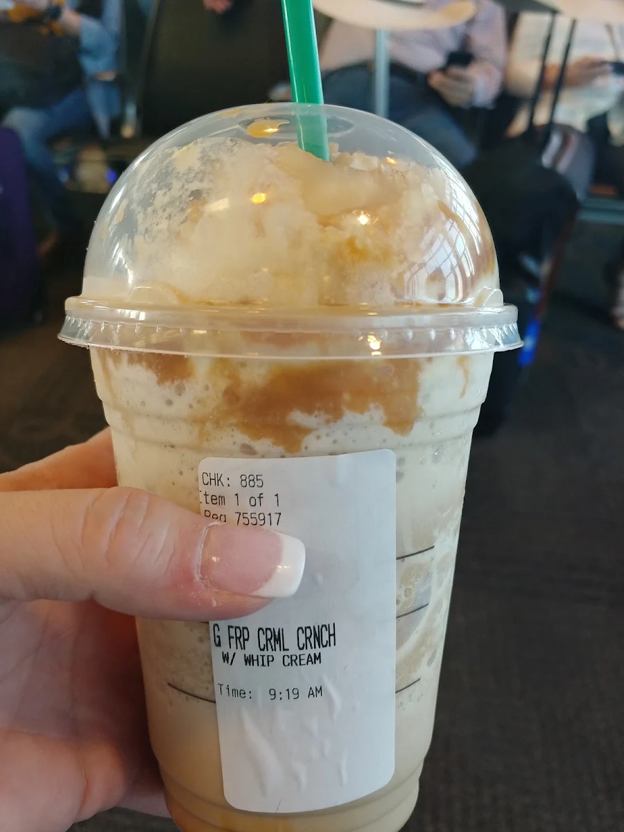 Carmel Ribbon Crunch Frapacino
