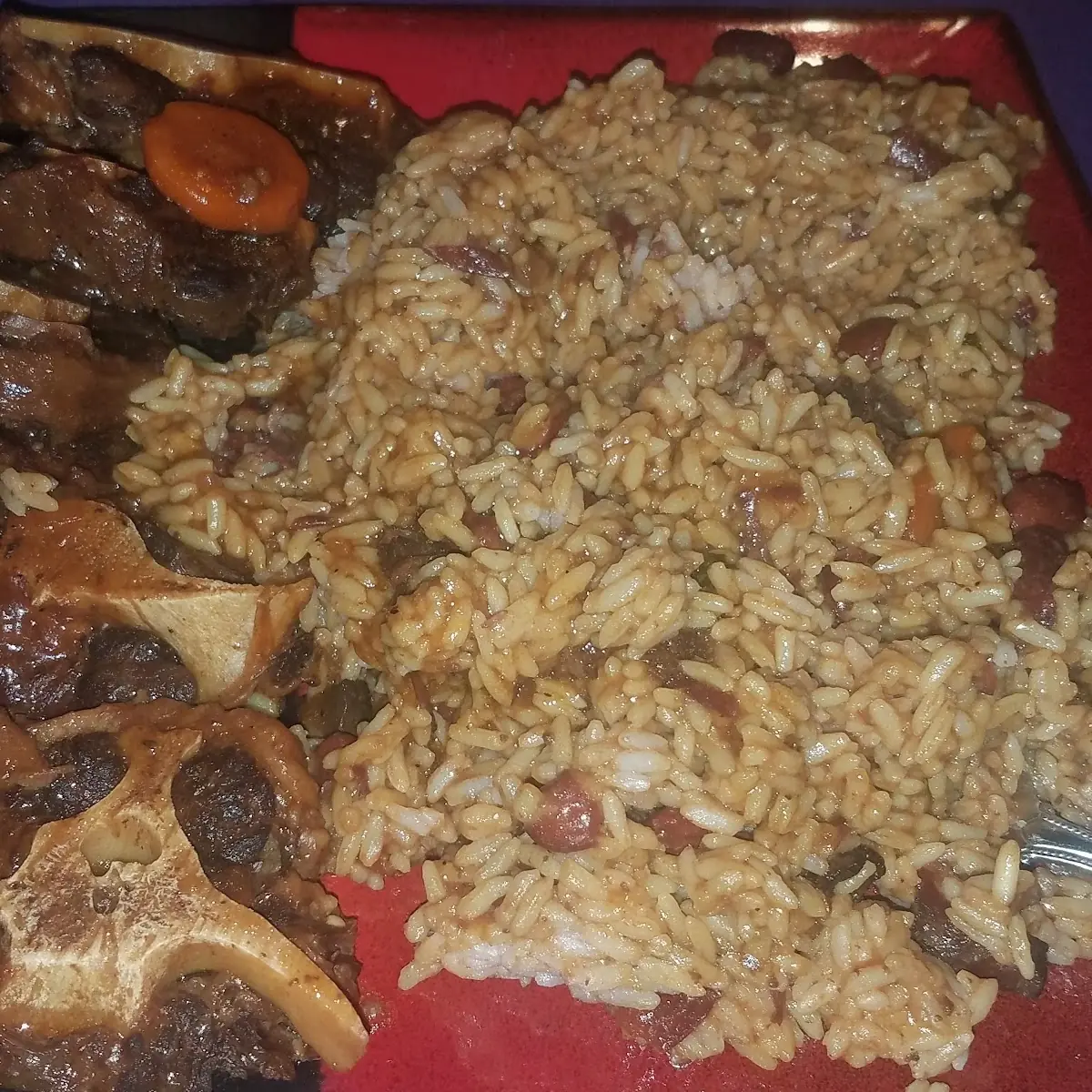 Oxtails w Rice & Peas