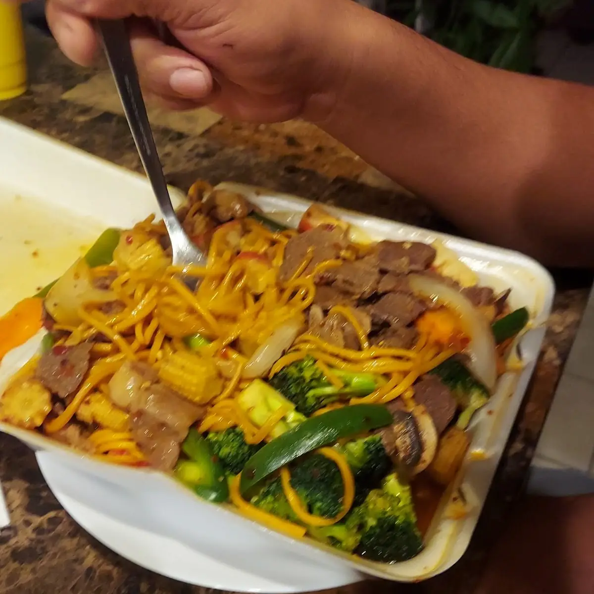 Mongolian BBQ Veggies