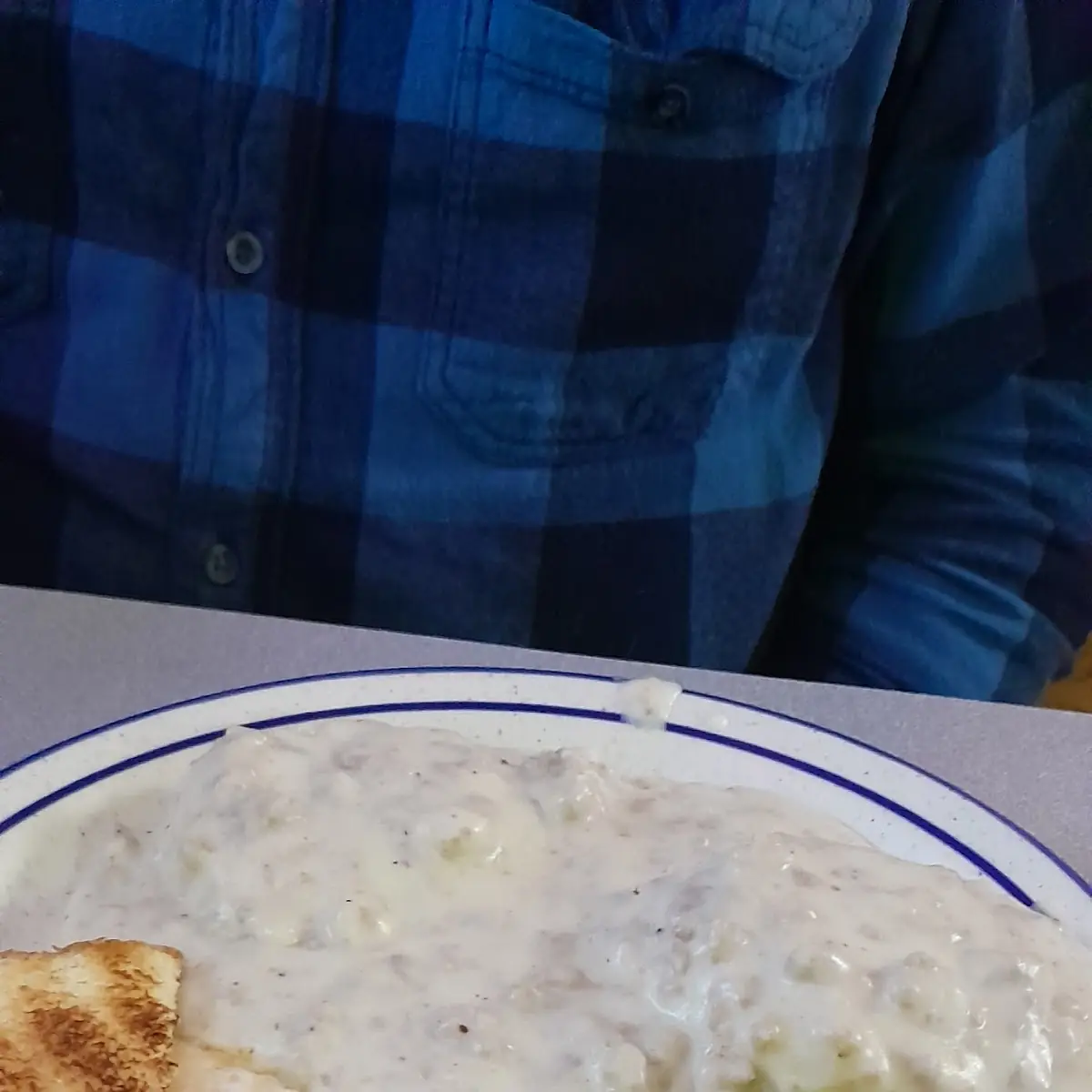 Sausage Gravy and Biscuits and Eggs