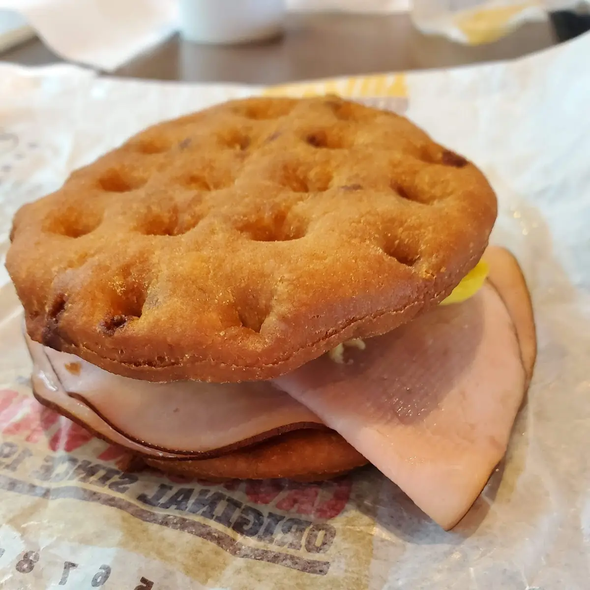 Maple Waffle Sandwich
