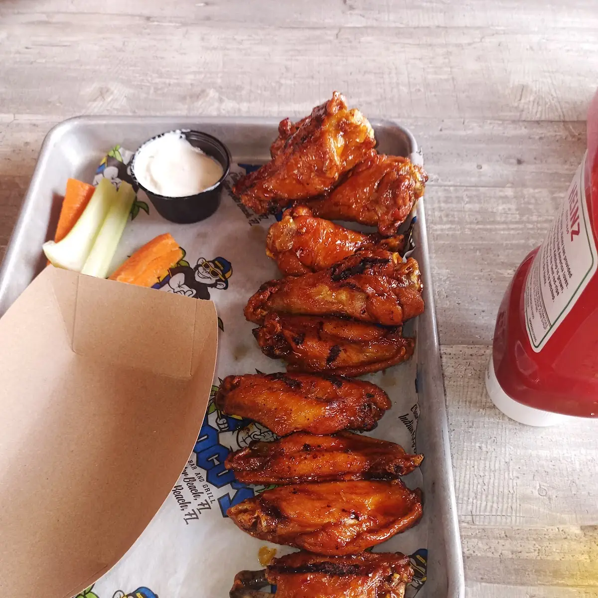 10 Bone-In Wings