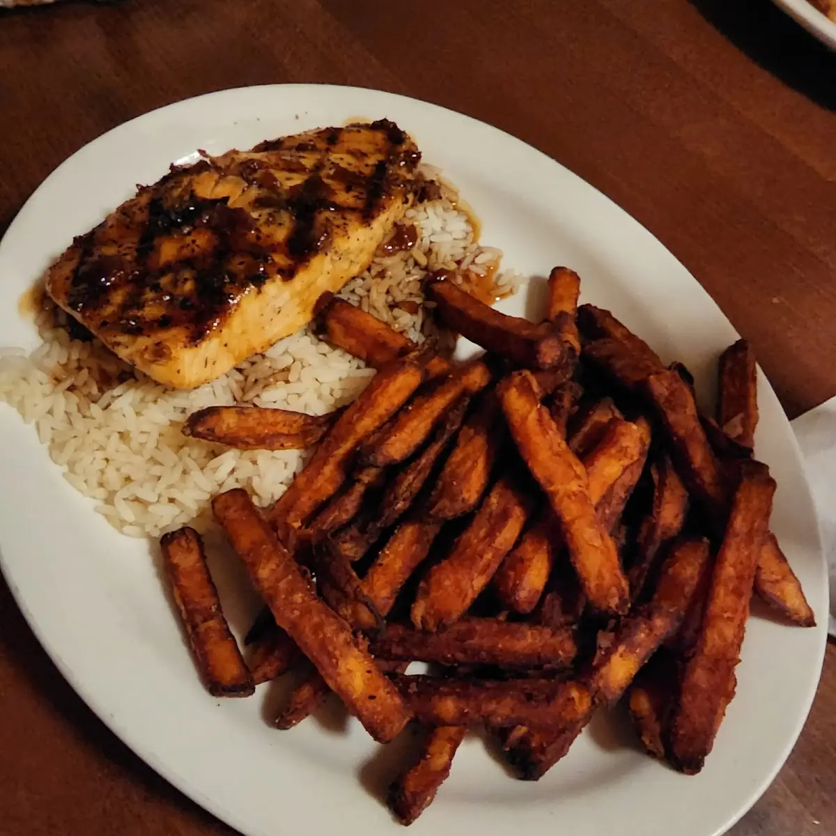 Bourbon Glazed Salmon