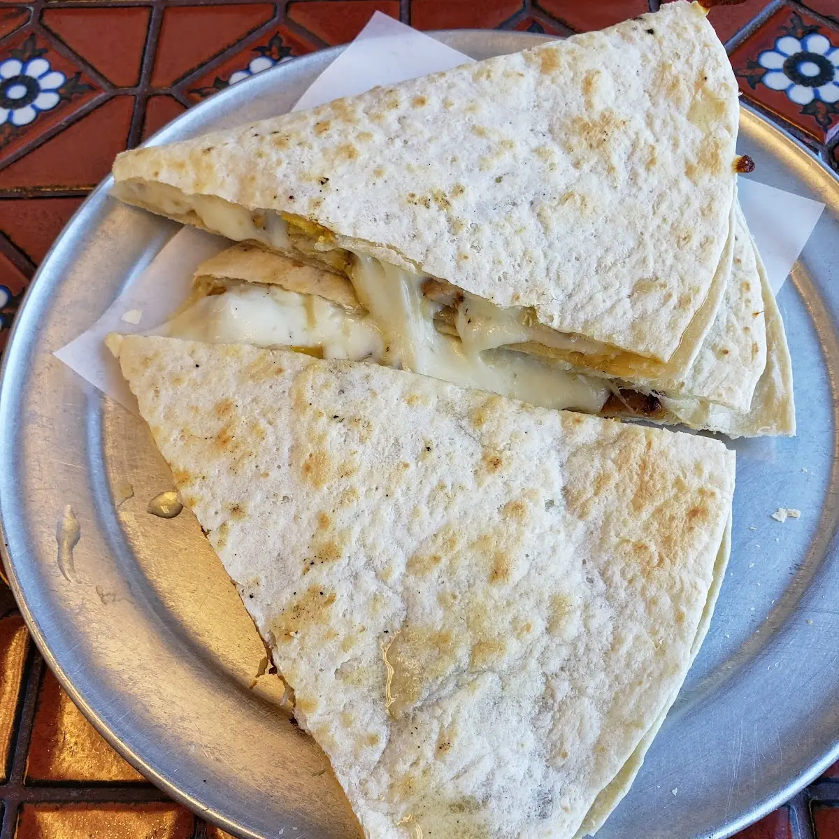 Chicken Quesadilla with Cheese