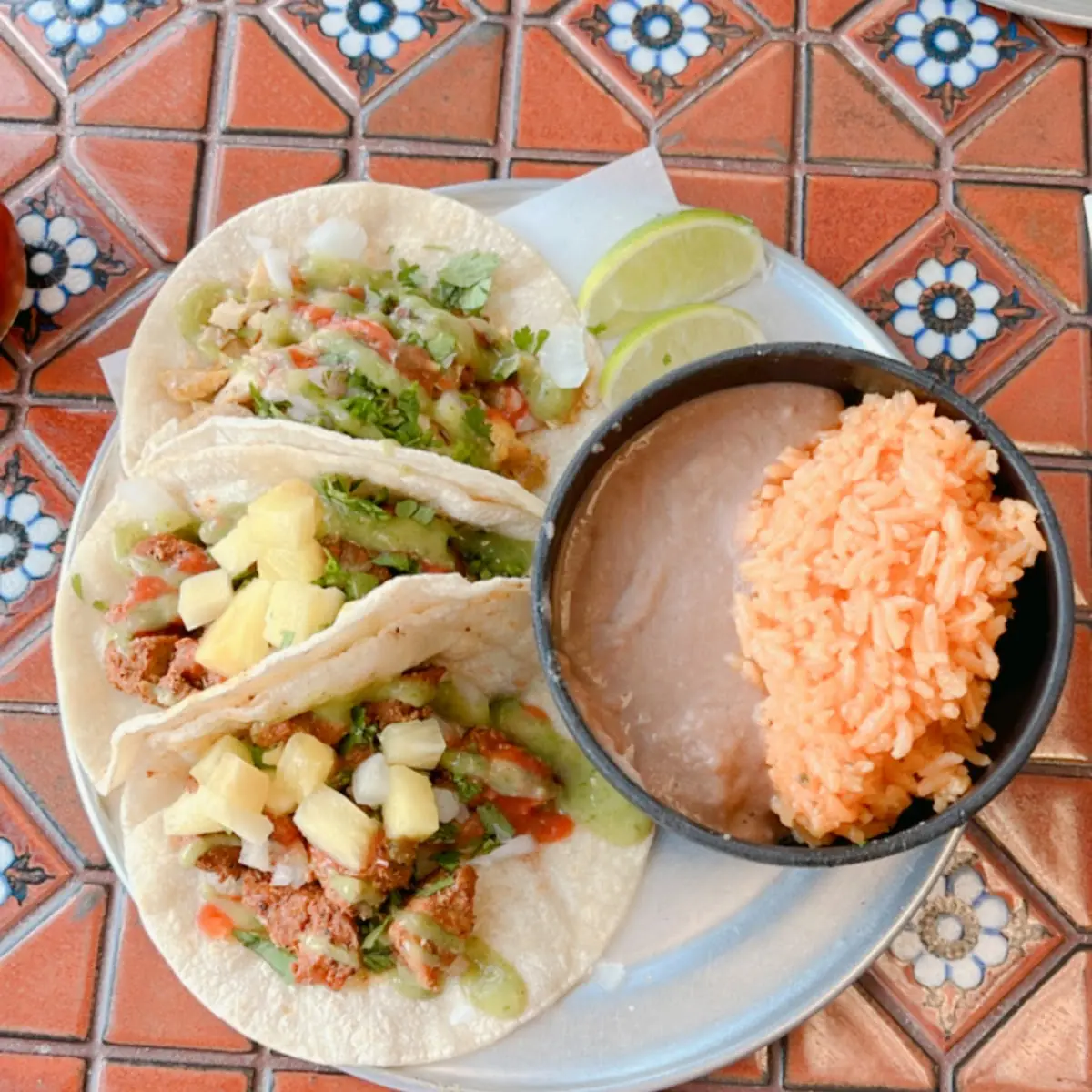 Street Tacos Al Pastor Plate