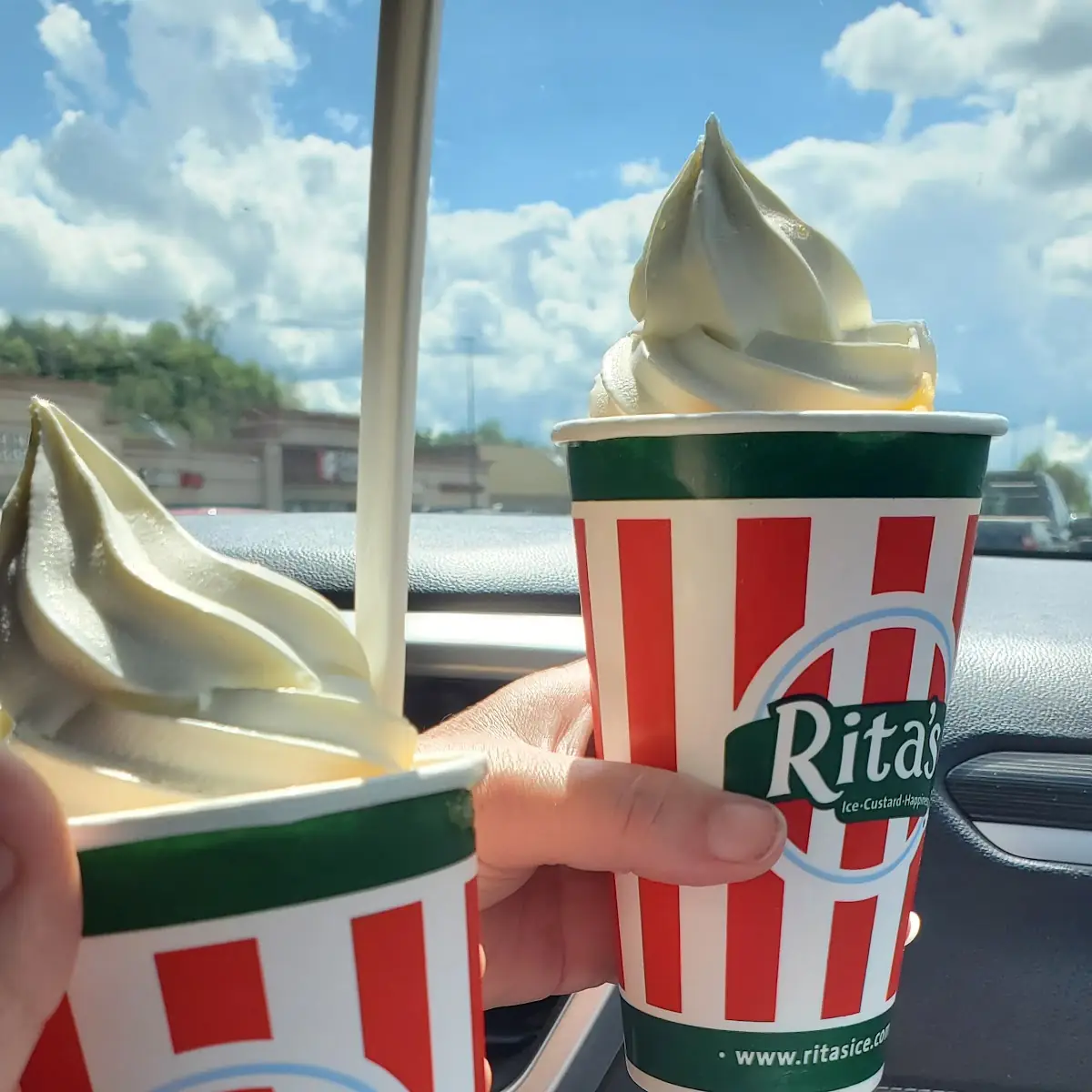 Italian Ice Mango Vanilla Mint Chocolate Chip Vanilla
