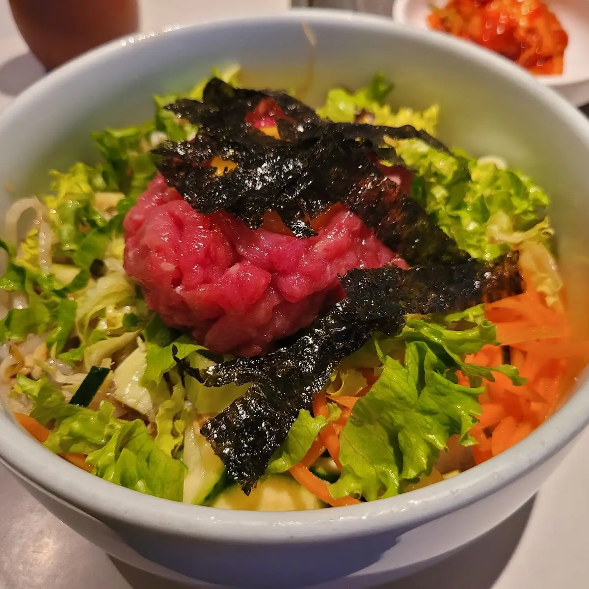 Bibimbap with Raw Beef