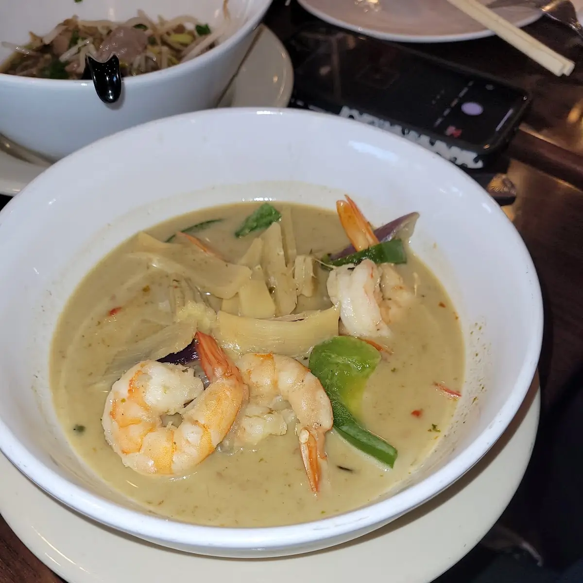 Green Curry Shrimp