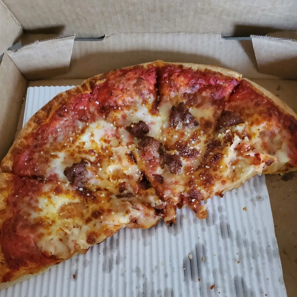 Personal Pizza Pepperoni and Sausage