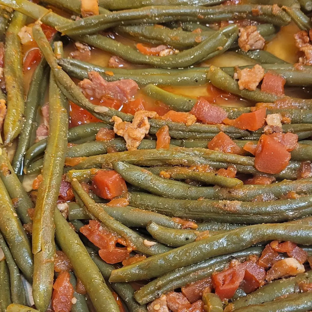 Italian Smoked Green Beans